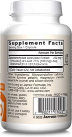 Jarrow Formulas Beta Glucan, 60 Cápsulas - Suplemento para el Sistema Inmunitario