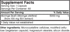 FutureBiotics Moringa 5000 mg 60 Cápsulas Vegetarianas
