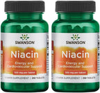 Swanson Niacina (Vitamina B3) 100 mg, 250 comprimidos