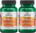 Swanson Niacina (Vitamina B3) 100 mg - 250 Comprimidos (Pack de 2)
