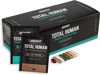 ONNIT Total Human Multivitamínico Diario Completo – Paquetes Día y Noche para Hombres y Mujeres, 60 Paquetes (30 Días) – Image 1