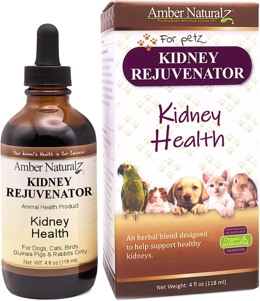 Amber NaturalZ Kidney Rejuvenator Suplemento Herbal para Mascotas - 118 ml