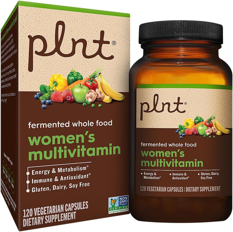 plnt Multivitamínico Fermentado para Mujeres - 120 Cápsulas Veganas