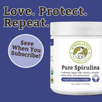 Wholistic Pet Organics Espirulina en Polvo para Perros y Gatos - 85 Dosis