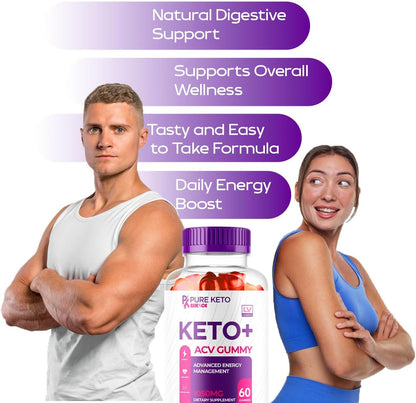 (3 Pack) Pure Keto Essence Keto ACV Gummies, 180 Gominolas