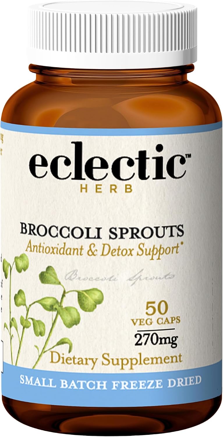 Cápsulas de Brotes de Brócoli Ecológicos - 270 mg (100 cápsulas)