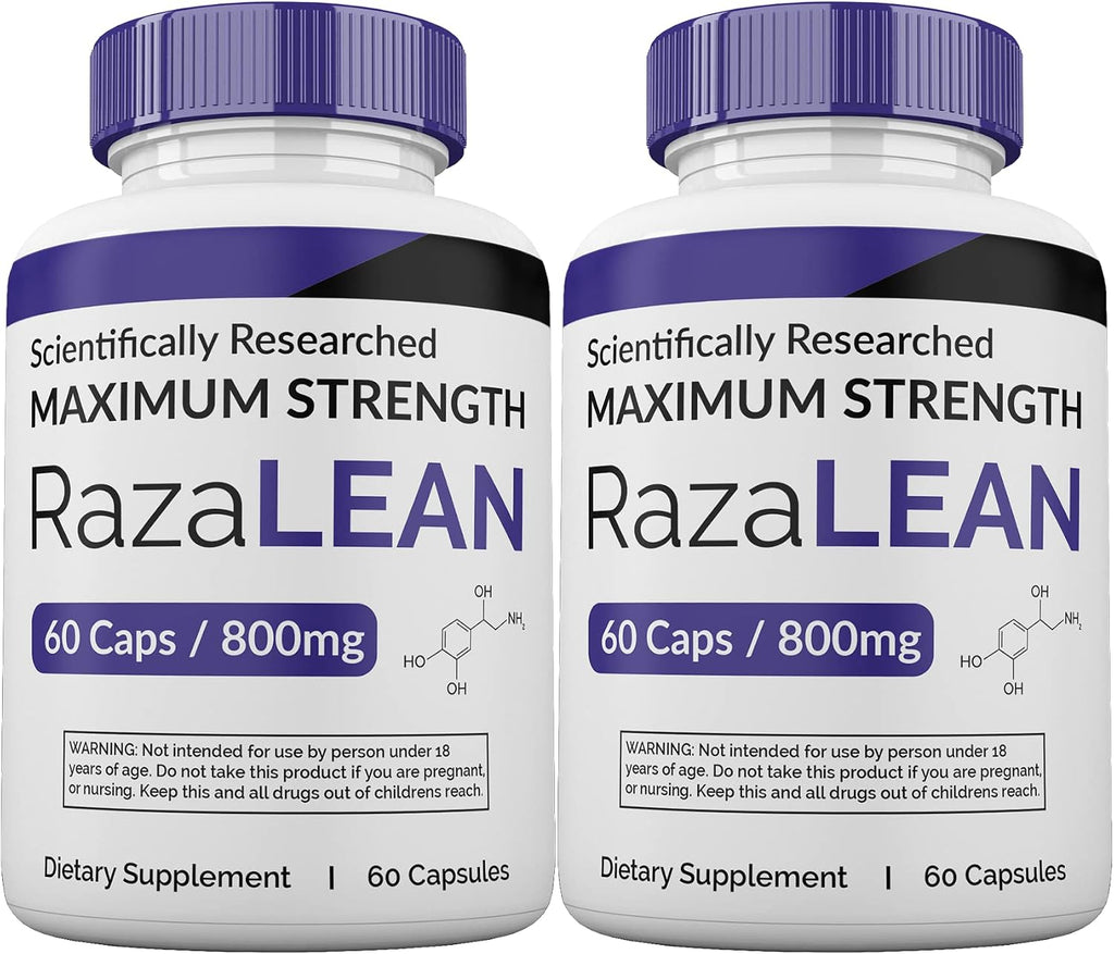 Gold Nutra RazaLean Pills, 2 Pack - 2 Meses de Suministro