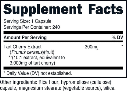 Nutricost Extracto de Cereza Ácida 240 Cápsulas Veganas – Image 2