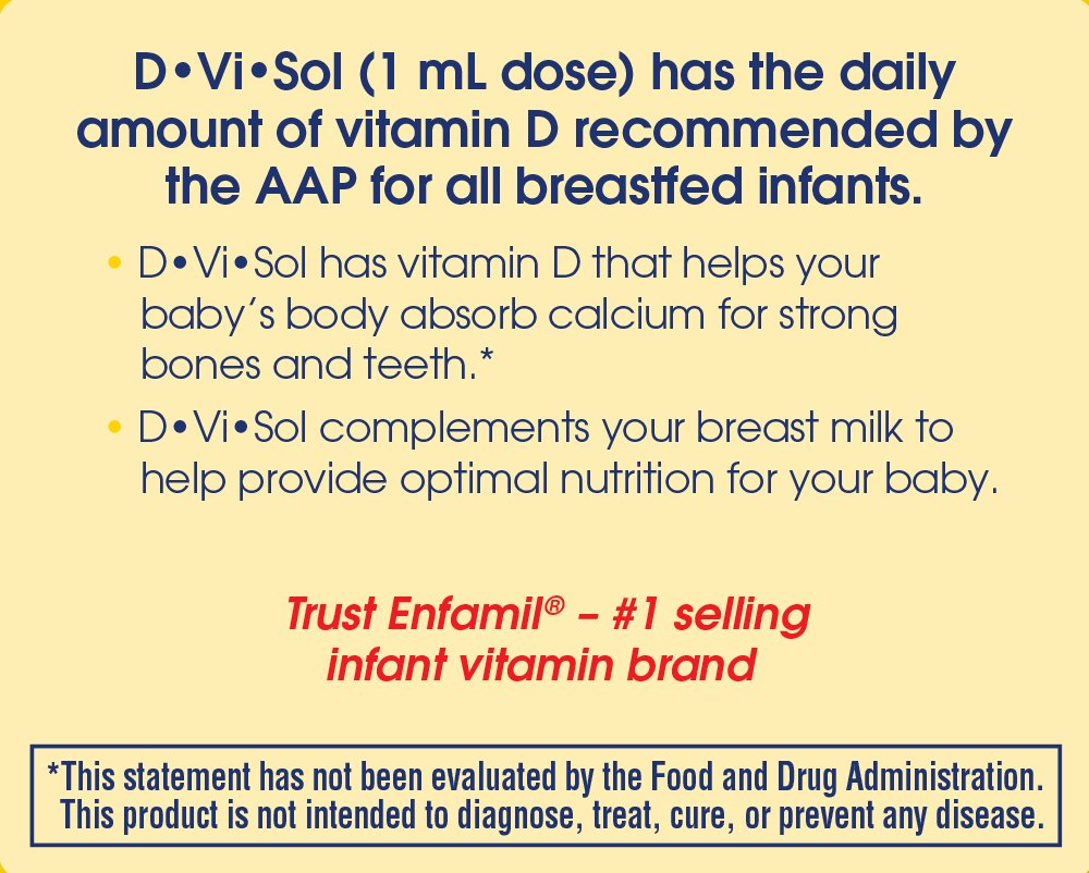 Enfamil D-Vi-Sol Suplemento Líquido de Vitamina D, 50 ml