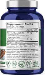 NusaPure OSHA Root Cápsulas, 1500 mg, 150 Cápsulas Veganas (Sin OGM, Vegano)