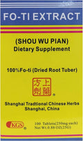 Shou Wu Tablets (Sou Wu Pian) 250mg - 100 Comprimidos