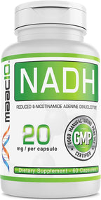MAAC10 NADH 20 mg, 60 Cápsulas – Energía y Longevidad