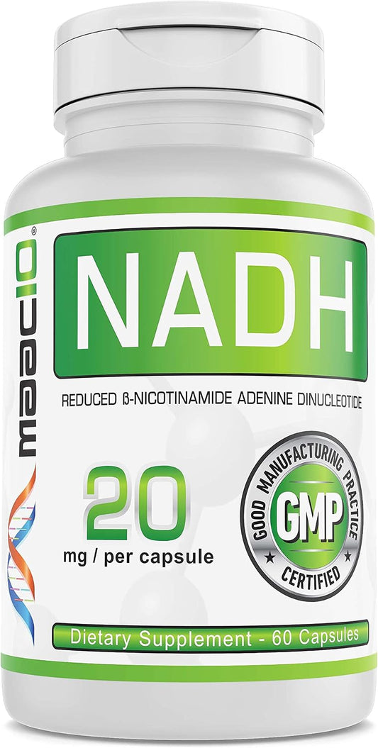 MAAC10 NADH 20 mg, 60 Cápsulas – Energía y Longevidad