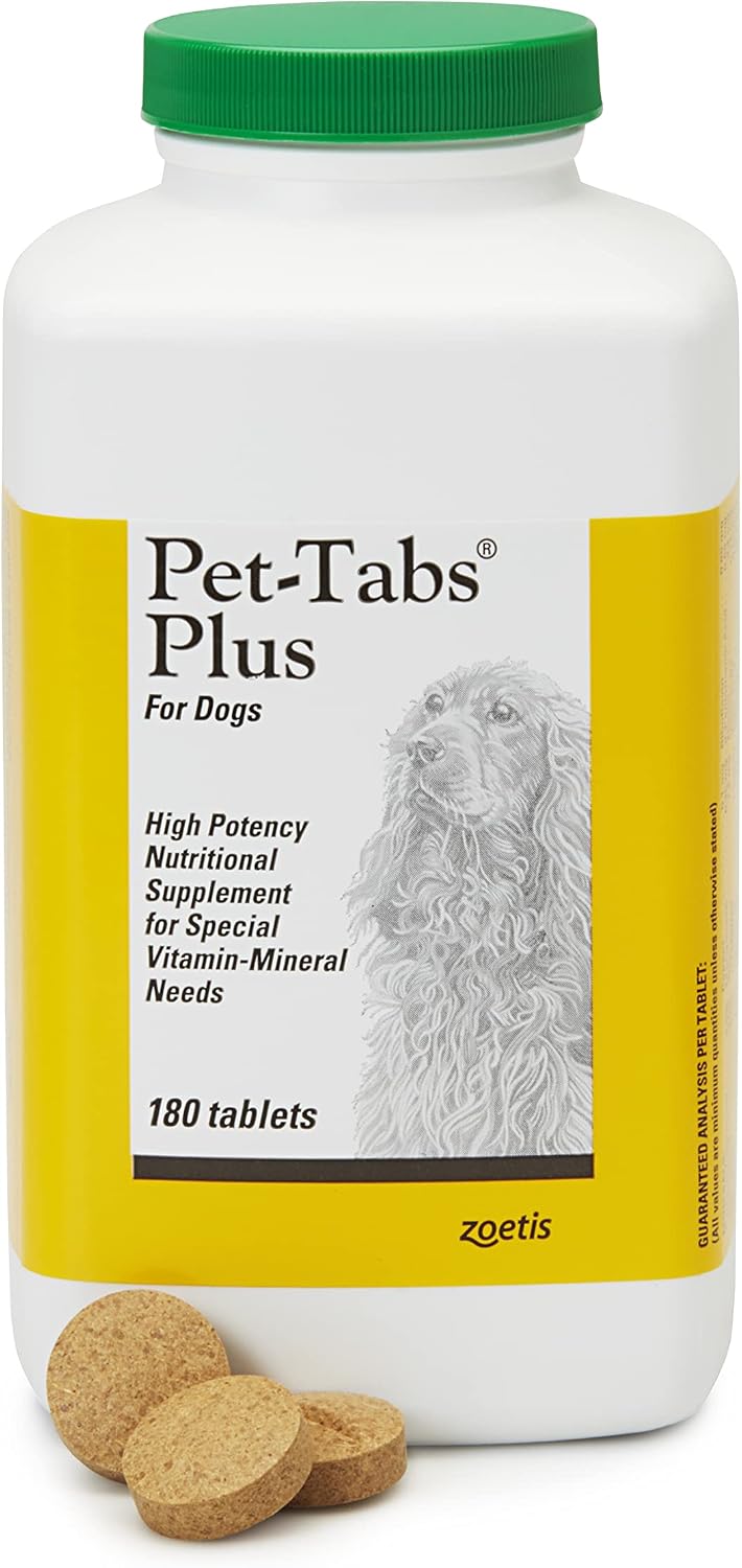 Pet-Tabs Plus - 180 Comprimidos Masticables para Perros