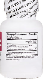 Cardiovascular Research Lipothiamine B Suplemento 240 Comprimidos - Vitamina B1 con Ácido Alfa Lipoico - 2 x 120