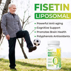Fisetina Liposomal 1200mg - 120 Cápsulas
