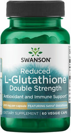 Swanson L-Glutatión 200 mg, 60 Cápsulas Veganas