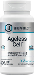 Life Extension GEROPROTECT® Ageless Cell™ – Salud Celular, Vitamina E, NAC, Té Verde, 30 Cápsulas Blandas