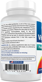 Best Naturals Vitamina B6 25mg - 250 Comprimidos (Pack de 3)