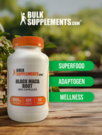 BulkSupplements.com Cápsulas de Raíz de Maca Negra - 5000mg, 420 Cápsulas