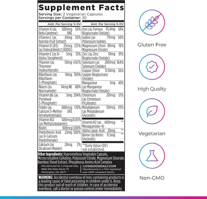 Livingood Daily Multivitamínico Metilado – Ácido alfa lipoico: Un potente antioxidante que puede ayudar a – Image 6