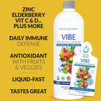 Eniva Health VIBE Multivitamínico Líquido - 32 Vitaminas, Minerales y Fitonutrientes - Suplemento Diario para Hombres y Mujeres - 950 ml