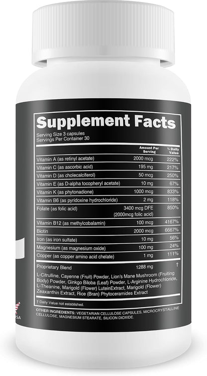 Silk Advanced Biotin Complex - Suplemento de – Niacina (vitamina B3): ayuda a mantener la circulación adecuada, lo – Image 2