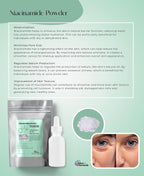 Polvo de Niacinamida Pura para el Cuidado de la Piel (Vitamina B3) 56g – Grado Cosmético