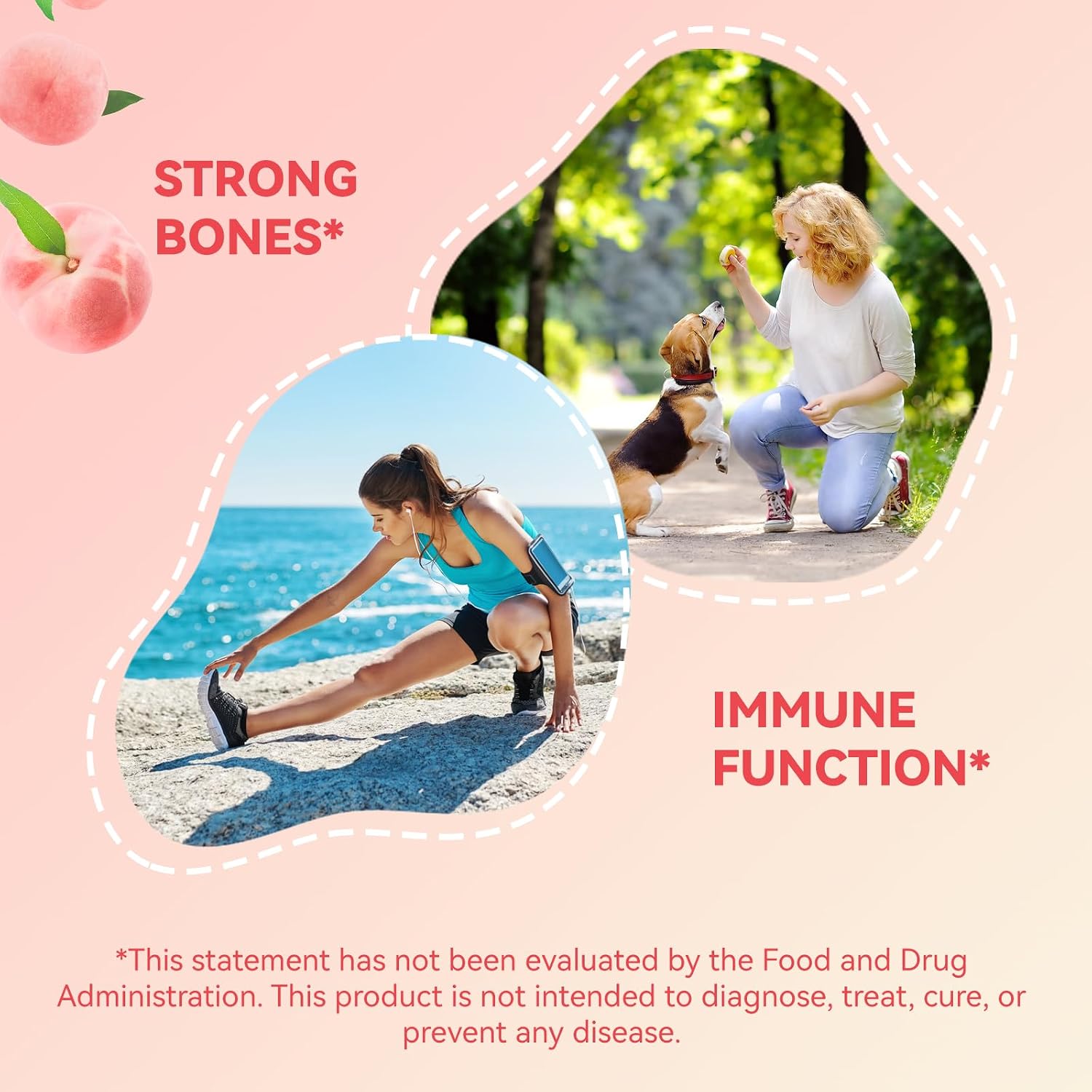Agumoon Vitamina D3 K2 Gominolas - 5000IU + 200mcg MK-7 - 60 uds