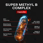 Complejo B Metilado - Suplemento de Vitaminas B con Metilfolato y Metilcobalamina, 30 Cápsulas