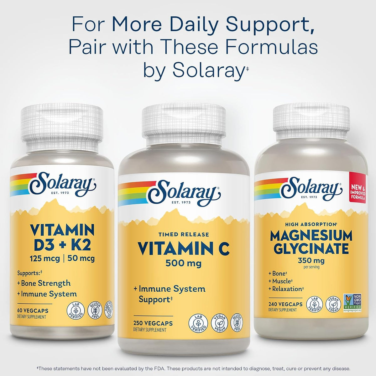 SOLARAY Vitamina C 500 mg, Liberación Gradual en Dos Fases - Antioxidante y Contribuye al Sistema Inmunitario - Vitamina C – Image 6