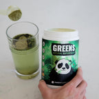 Panda Superfood Greens: Mezcla Natural de Superalimentos con Probióticos y Adaptógenos (Piña, 13.76 oz)