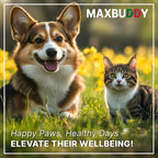 MaxBuddy Defensa Intestinal Natural - Limpiador Herbal para Perros y Gatos