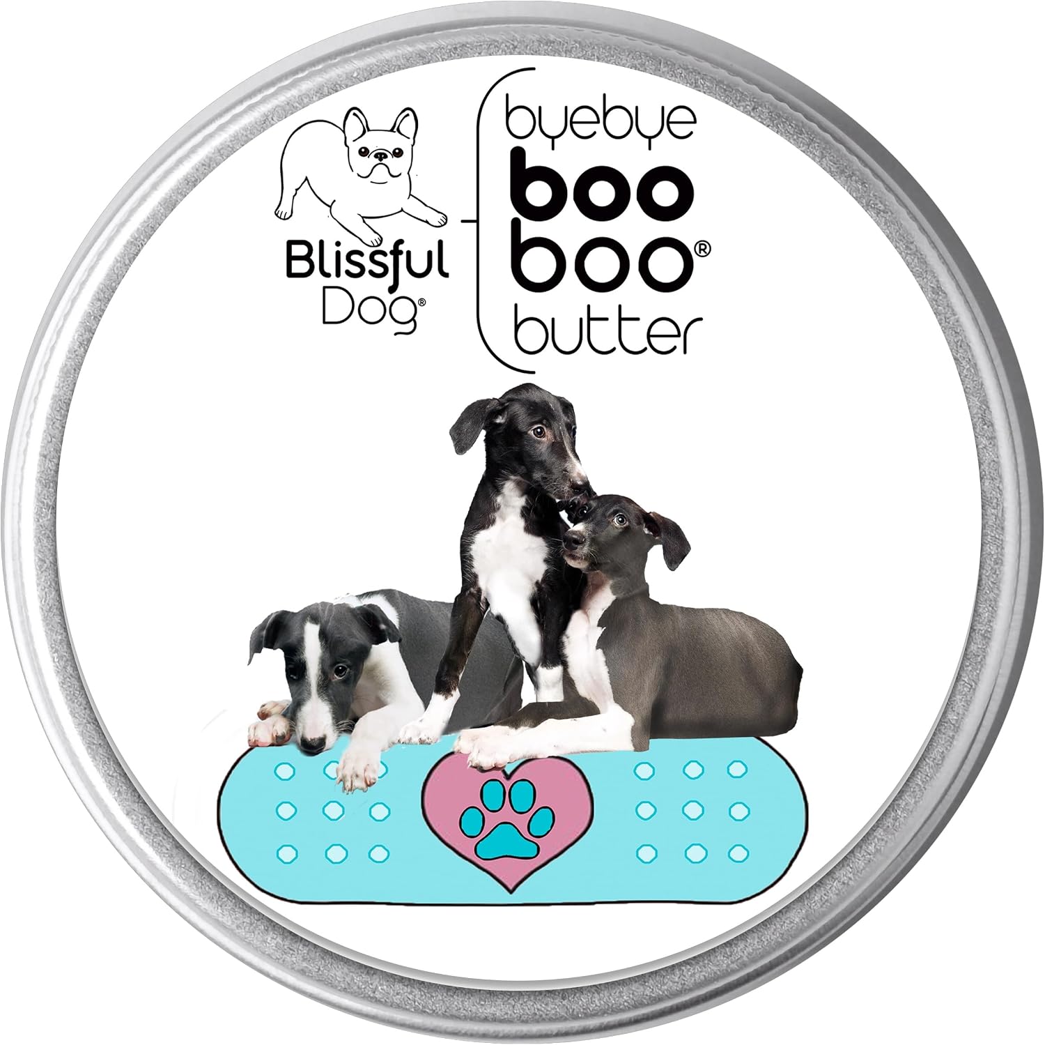 Boo Boo Butter para perros Greyhound – Bálsamo tópico natural, 454 g (16 oz)