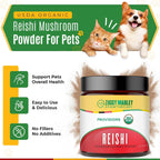 Ziggy Marley's USDA Organic Reishi Mushroom Powder para Perros y Gatos – 90g
