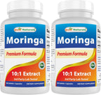 Extracto de Moringa 10:1, 1500 mg, 180 cápsulas - Best Naturals