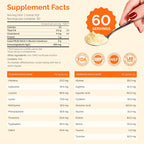 Folqs Polvo de Calostro Bovino – Primera Ordeña para Apoyo Inmunitario y Digestivo – 60 Dosis – Apoya la Salud de la Piel y los Tejidos – Fabricado en EE. UU. – Aminoácidos, Vitaminas, Minerales – Kosher – De Origen Sostenible