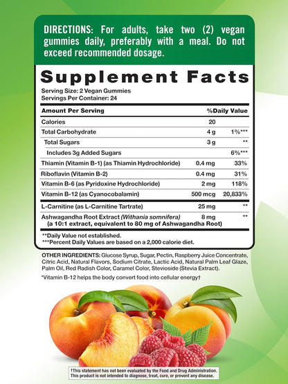 Nature's Truth Complejo de Vitamina B en Gominolas - 48 Unidades, Vegano, Sin Gluten – Image 2
