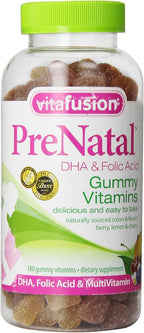 Vitafusion Vitaminas Prenatales en Gomitas con DHA y Ácido Fólico, 180 unidades