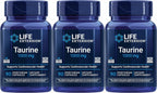 Life Extension Taurina 1.000 mg, 90 Cápsulas Vegetarianas (Paquete de 3)