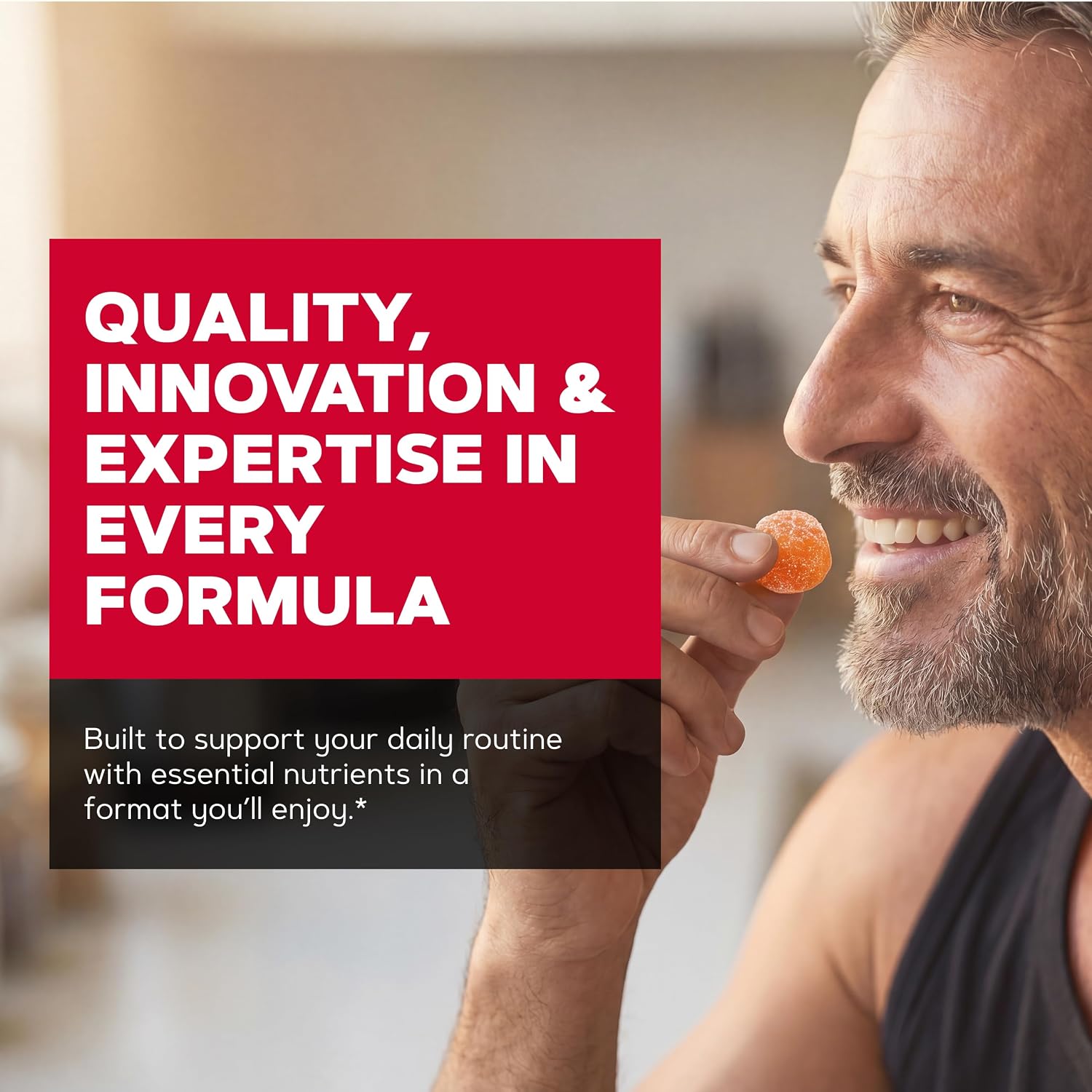 GNC Mega Men Multivitamínico en Gomitas para Hombres - Energía, Metabolismo e Inmunidad, Sabor Frutos Rojos, 120 Gomitas