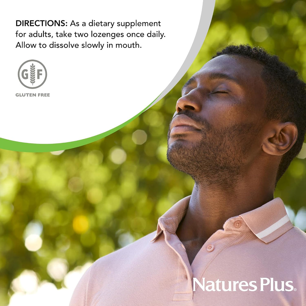 NaturesPlus Pastillas para Oídos, Nariz y Garganta con Probiótico K12 - 60 Pastillas