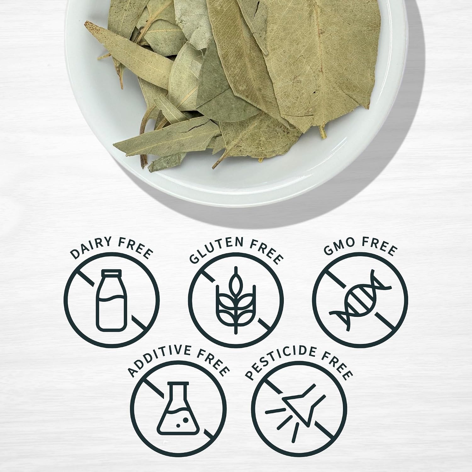 Evergreen Herbs Hojas de Eucalipto - 113g (4 oz) - Bolsa Resellable