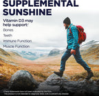 KAL Vitamin D3 2000 IU (50 mcg) Liquid Drops - Bone & Immunity Supplement
