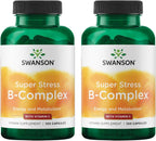 Swanson Super Stress B-Complex con Vitamina C (100 Cápsulas)