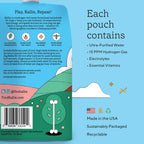 Rallie Agua Hidrogenada Sabor Carne para Perros con Electrolitos, Glucosamina y Vitaminas B - Paquete de 6 Botellas de 500ml