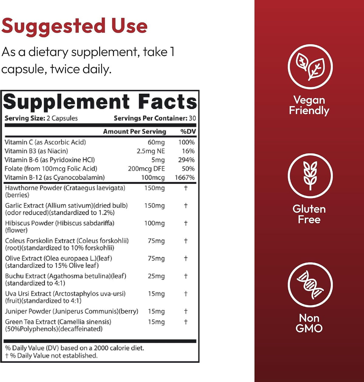 Justified Laboratories Blood Balance – 60 – Vitamina B3 (niacina): contribuye al metabolismo energético normal y – Image 2