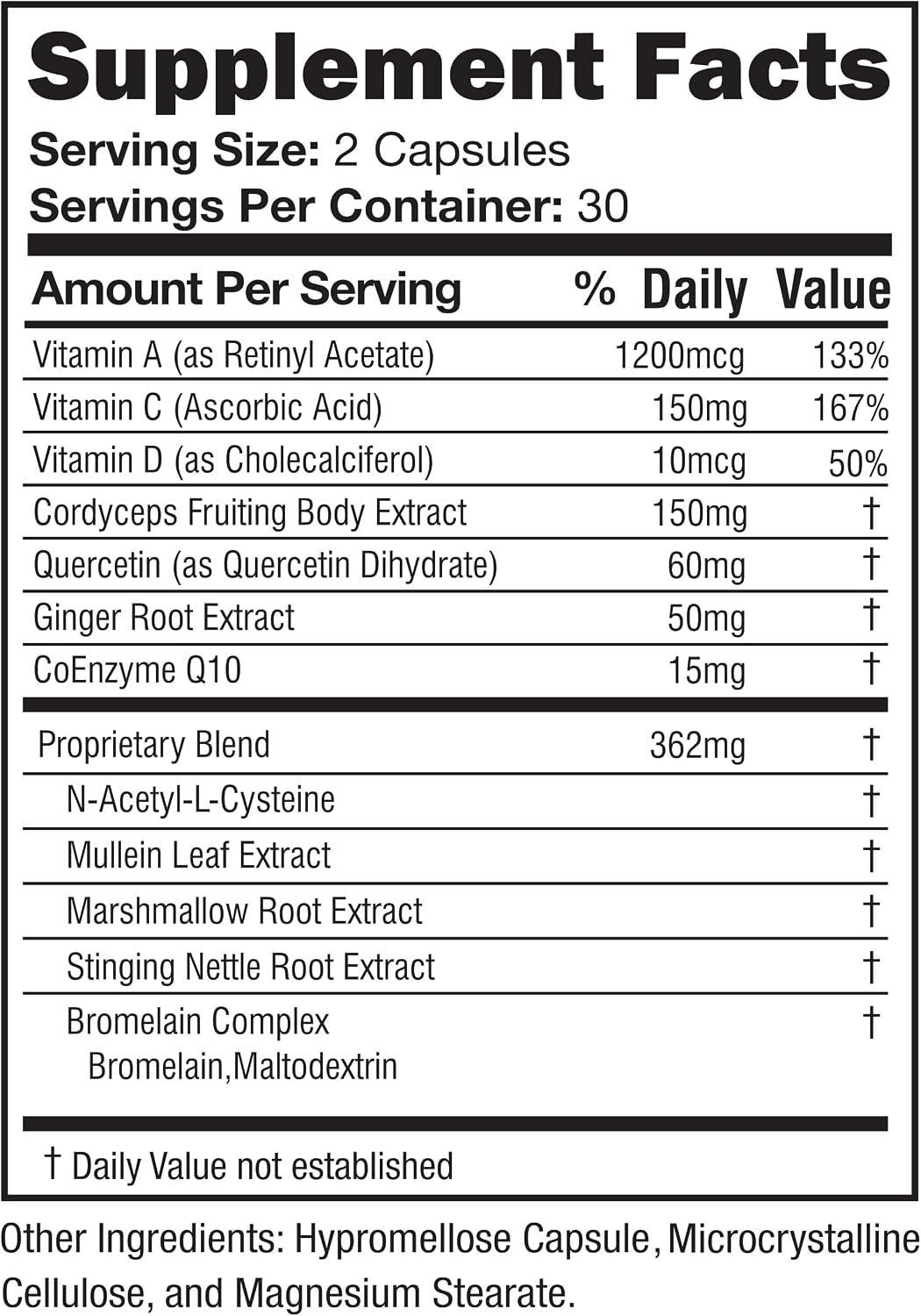 Omnite Suplemento Respiratorio con Mullein, NAC y Ortiga | Fórmula de Bienestar para Vías Respiratorias | 60 Cápsulas Veganas