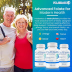 FOLATE MAXX L-Metilfolato 1mg (1000 mcg) - 180 Cápsulas Vegetales
