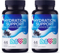 LIVS Gominolas de Electrolitos para Hidratación y Recuperación Post-Entreno – Suplemento Mineral con Calcio, Sodio, Potasio y Zinc – Vegano, Halal, Kosher – Sabor a Uva – 88 Gomitas – Hecho en EE. UU.